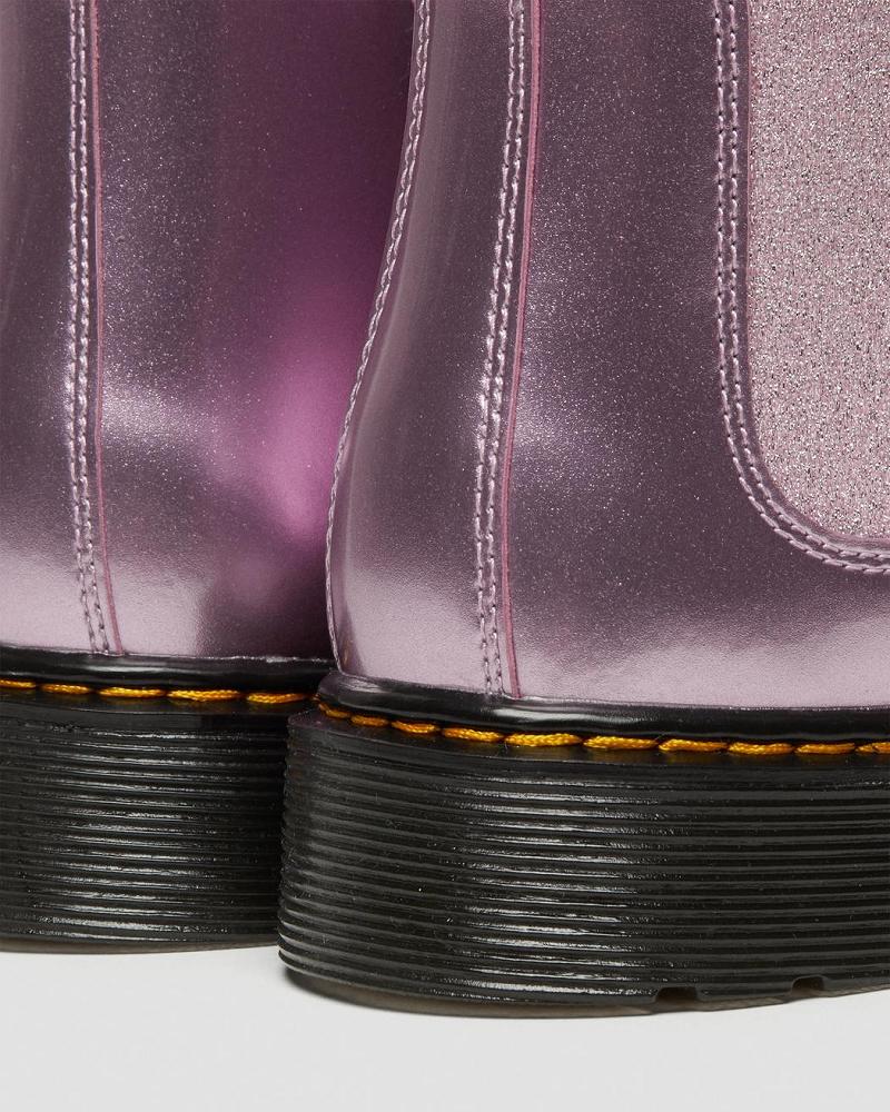 Dr Martens Youth 2976 Metallic Laarsjes Kinderen Roze | NL 151KOR